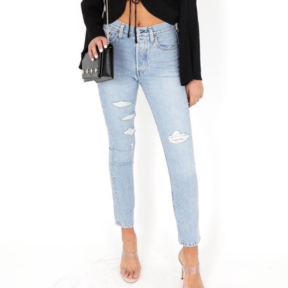 Levi's 501 Skinny Premium Jeans in Humble Pie - Picture 1 of 3